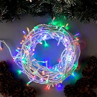 Гирлянда светодиодная "Шнур" 200LED 220В RGB IP44 20м картинка 